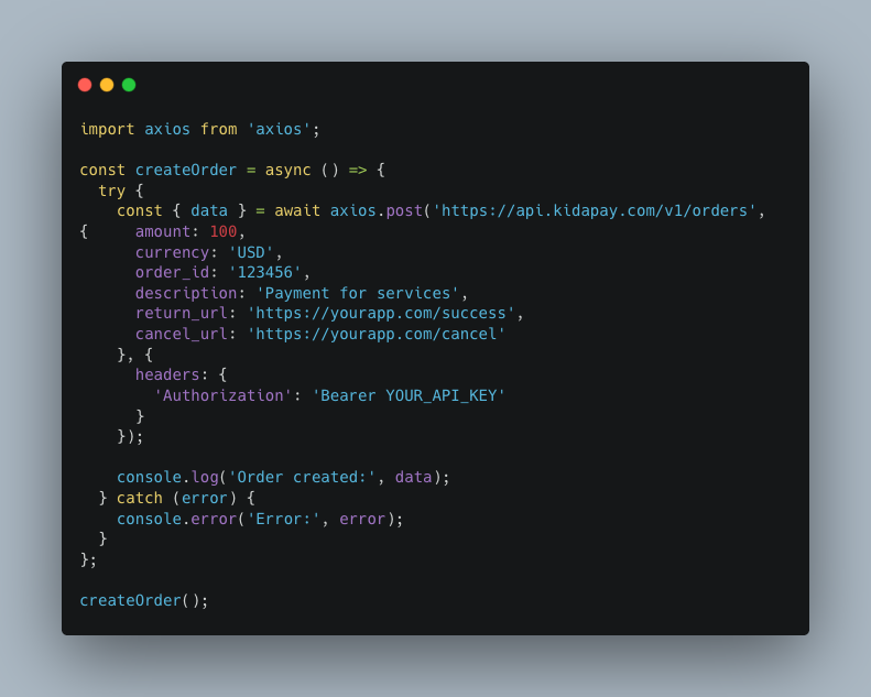 KidaPay API Documentation